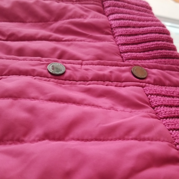 BCBG Pink Sleeveless Winter Vest - Picture 4 of 5